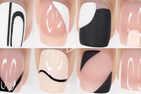 9 EASY NAIL IDEAS! | minimal nail art compilation | neutral nail art