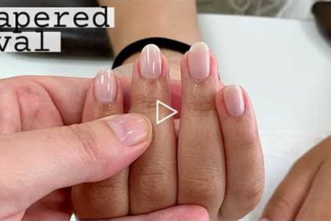 How to Shape Natural Nails- Tapered Oval [EXPLAINED]