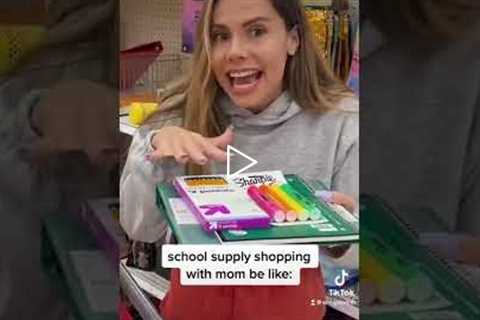 Mom VS Dad School Supply Shopping: