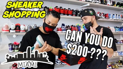 FINDING STEALS !!! SNEAKER SHOPPING IN MIAMI Sneaker Stores