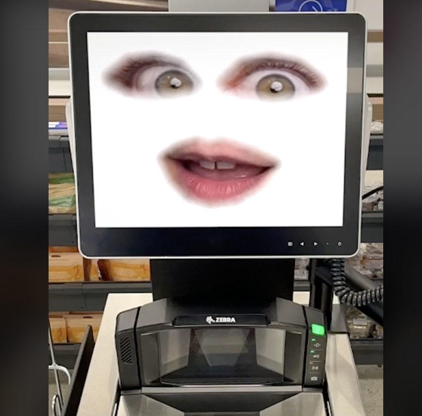 Major change to Tesco self-checkout leaves customers in stitches