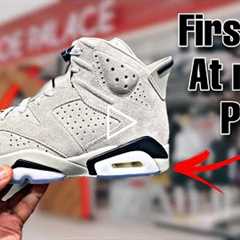 Sneaker shopping at the Mall and Jordan 6 Georgetown's 1st look!!!!