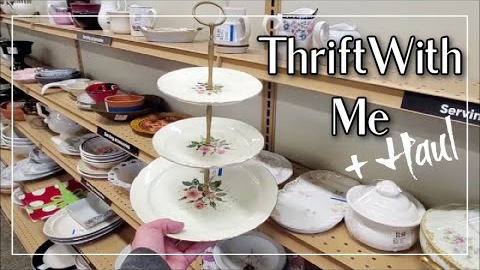 Thrift With Me + Haul ||Thrift Store Shopping, Haul & Styled Finds ||Thrifting Vintage Home Decor