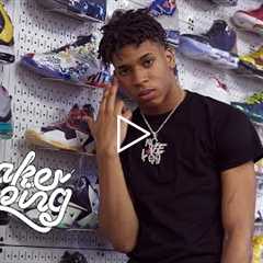 NLE Choppa Goes Sneaker Shopping With Complex