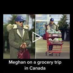 Meghan Markle Grocery shopping in Canada #shorts