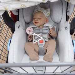 Smiley Reborn Baby First Walmart Outing! Shopping For First Outfit!