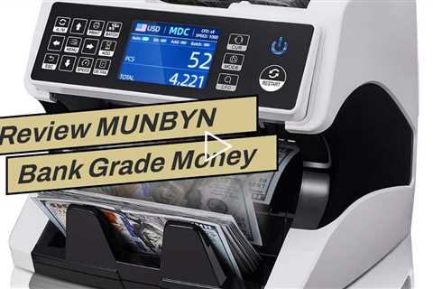 Review MUNBYN Bank Grade Money Counter Machine Mixed Denomination, Value Counting, Serial Numbe...