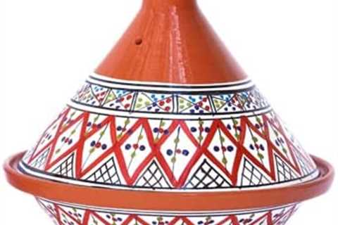 Kamsah Hand Made and Hand Painted Tagine Pot | Moroccan Ceramic Pots For Cooking and Stew Casserole ..