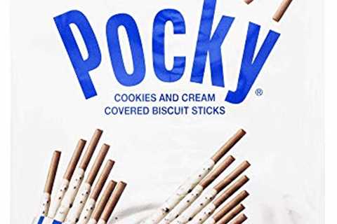 Glico Cookie And Cream Covered Biscuit Sticks, 4.57 Ounce