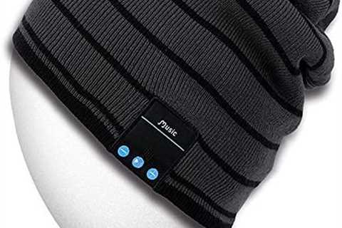 Rotibox Bluetooth Beanie Hat Wireless Headphone for Outdoor Sports Xmas Gifts