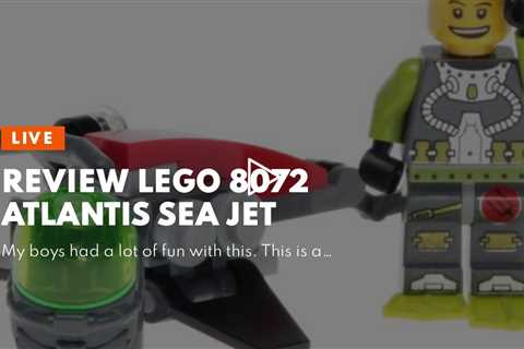 Review LEGO 8072 Atlantis Sea Jet