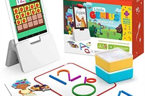 Osmo-Little Genius Starter Kit for Fire Tablet + Early Math Adventure-6 Educational Games-Ages..