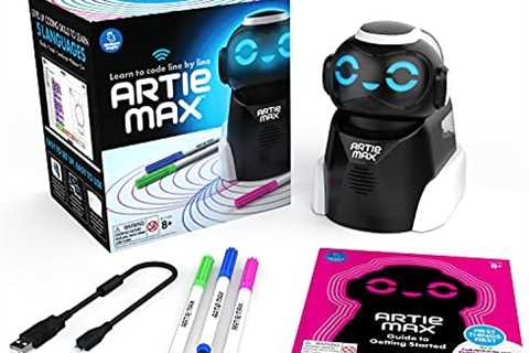 Educational Insights Artie Max the Coding & Drawing Robot, STEM Toy, Gift for Boys & Girls, Ages 8+