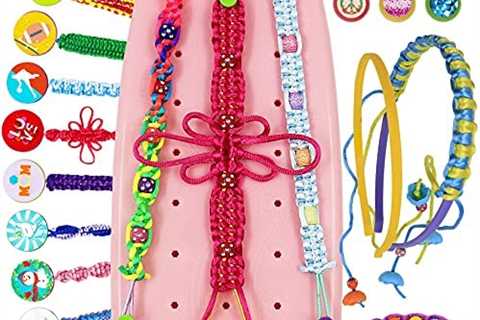 BIRANCO. Friendship Bracelet Making Kit – Arts and Crafts Supplies for Teen Girls Age 6 7 8 9 10 11 ..