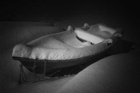 Hidden Under II (Snow And Boat)