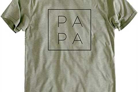 Papa Square T-Shirt – Father’s Day Present for Dad or Grandpa