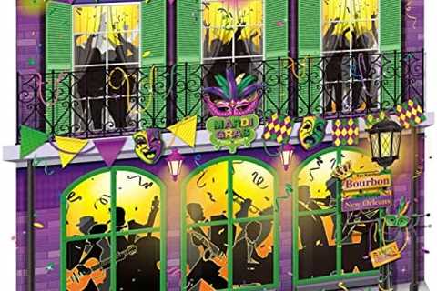 Large Mardi Gras Backdrop Mardi Gras Party Decorations Mardi Gras Banner Party Scene Setters Mardi..