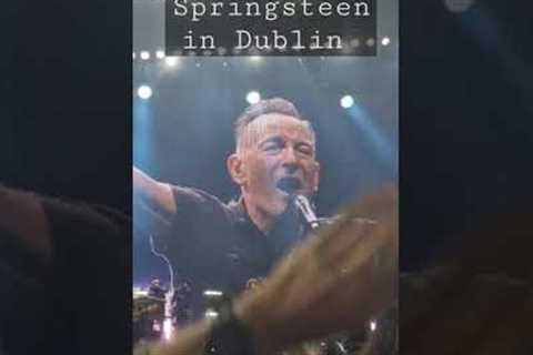 Bruce Springsteen is a legend ..at 73 and he is still rocking.. the faces of the crowd say it all