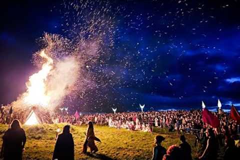 What is it like to be at one of the most traditional Irish festivals - Bealtaine Fire Festival