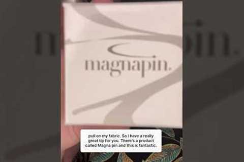 MagnaPin: The most useful tool for wearing brooches