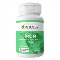 EZ Melts Iron, 18 mg, Fast Melting Tablets