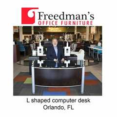L shaped computer desk Orlando, FL