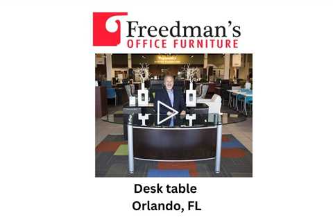 Desk table Orlando, FL - Freedman's Office Furniture, Cubicles, Desks, Chairs