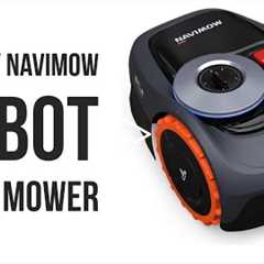 Segway Navimow i105N Robot Lawn Mower Perimeter Wire Free 1/8 Acre RTK+Vision Robotic Lawnmower