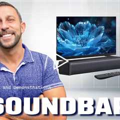 Geoyeao Sound Bar with Subwoofer!  Unleash Powerful Sound!