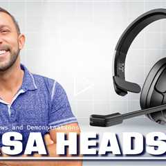 EKSA Noise Cancelling Bluetooth Headset with Microphone