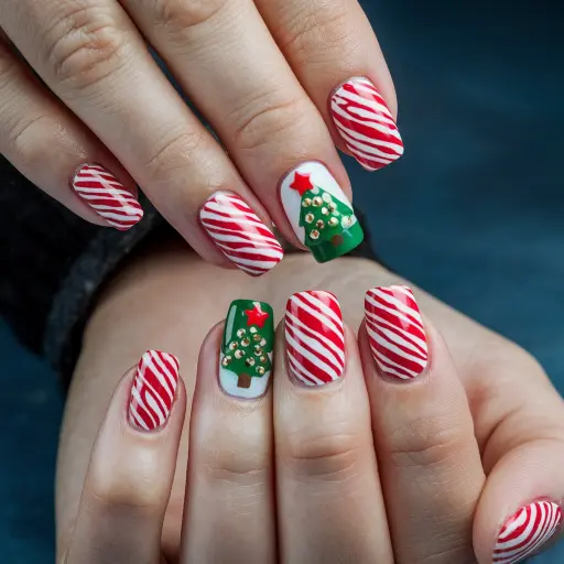 Top 30 Christmas Nails Designs for Festive Look - Gloss and Vibes