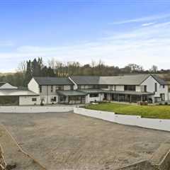 £3.5m mansion with football pitch hits market - but there's a motorway in your backyard
