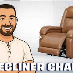 Watson & Whitely Genuine Leather Power Recliner Chair
