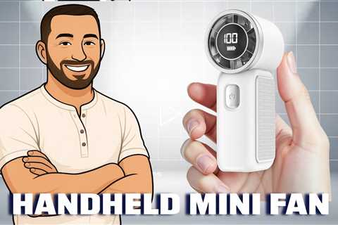 AGEYOU Portable Handheld Mini Fan Big Cool In a Small Package.