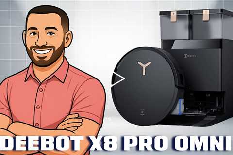 DEEBOT X8 PRO OMNI Robotic Vacuum(OZMO ROLLER Mopping,18,000 Pa Suction,TruEdge 3D) pd