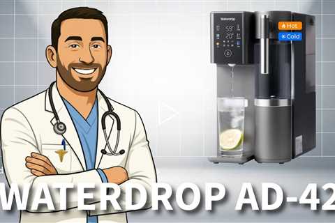 Waterdrop WD-A2 Countertop Reverse Osmosis System - Hot & Cold Water, 6 Temperature Settings