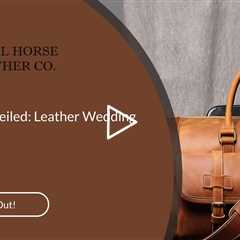 Elegance Unveiled: Leather Wedding Gifts