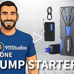 AUTOONE 4500A Peak Current Car Battery Jump Starter - For All Gas & 12.0L Diesel Engines pd