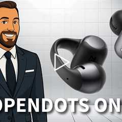 SHOKZ OPENDOTS ONE Earbuds - Open-Ear Clip-On Design, Secure Fit & Lightweight Comfort (6.5g)