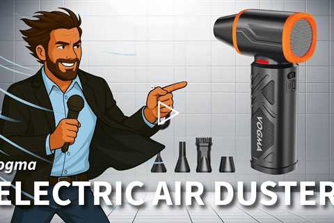 VOGMA V40 Compressed Air Duster - 270,000RPM 350G Super Power Electric Air Duster, 10,000mAh Battery