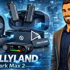 Hollyland Lark Max 2 - 32-bit Float Internal Recording, Low-Latency Wireless Audio Monitoring