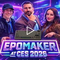 Epomaker at CES - Hottest New Keyboards - Mechanical Keys, New Tech with Old School and Modern Style