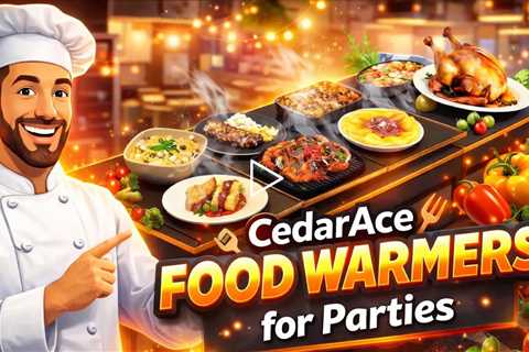 Cedarace Stackable Electric Warming Trays - 8-Level Temperature Adjustment and 8-Hour Timer