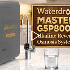 Waterdrop MASTER G5P800A Alkaline Reverse Osmosis System - 8-stage Filtration, 800GPD Capacity