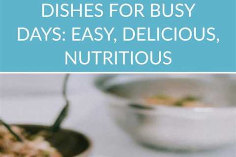 Simplify your meal prep routine with these efficient and delicious recipes.