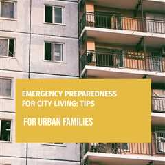 Get expert guidance on apartment survival tips to keep your urban family safe and prepared...