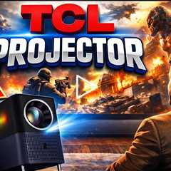 TCL A1s Smart Projector, Native 1080p w/ 4K Support, TCL Quality, Image won't degrade