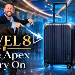 LEVEL8 Elite Apex Carry On - Airline Approved, Hardshell Suitcases with Spinner Wheels, Lightweight
