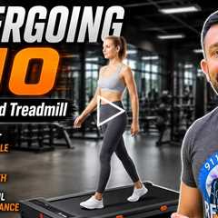 CYBERGOING T10 Walking Pad Treadmill - Bosch Motor, 7% Manual Incline, Up to 4 MPH, 300lb Capacity..