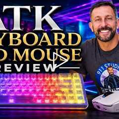 ATK Dragonfly A9 Ultimate Lightweight Wireless Mouse & RS6+ Series Aluminum Magnetic Switch Keyboard